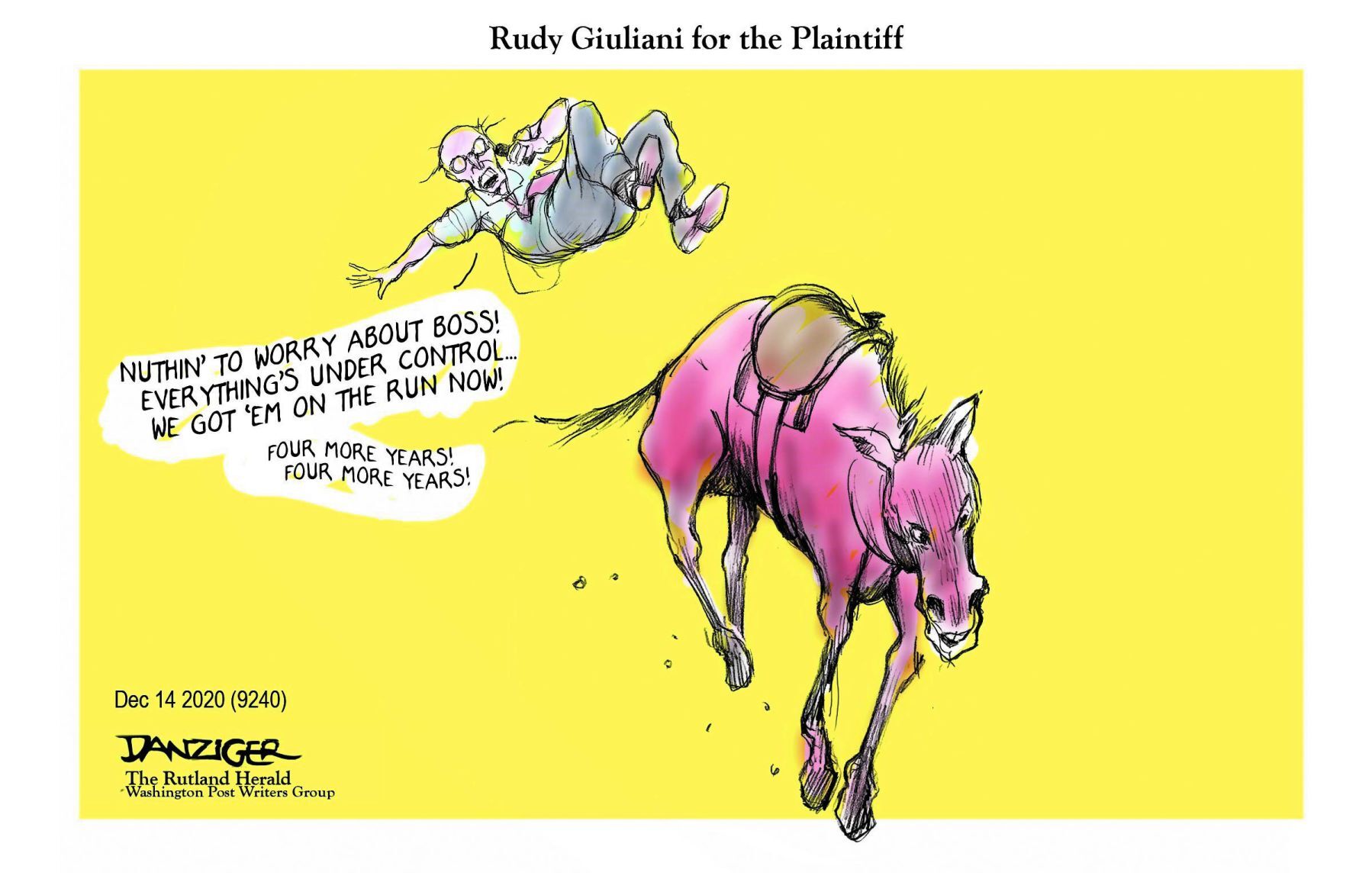 Jeff Danziger cartoon